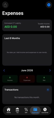 Calculator : UAE Corporate TAX screenshot
