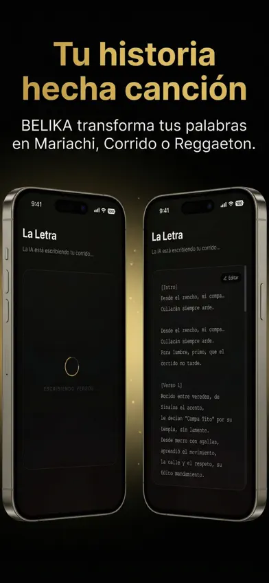 Belika: Corridos & Regional IA screenshot 4