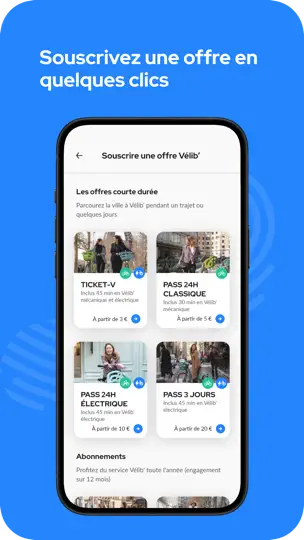 Capture d'écran de Vélib', App Officielle sur iPhone 1