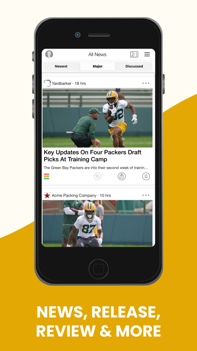Unofficial Packers News Screenshot