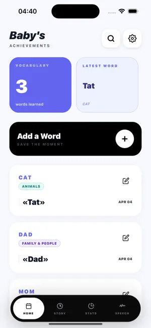 Wotty: First Words Tracker screenshot 2