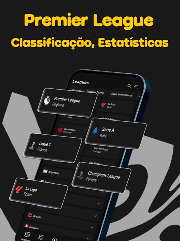 Inscore: resultados futebol iPad screenshot 4