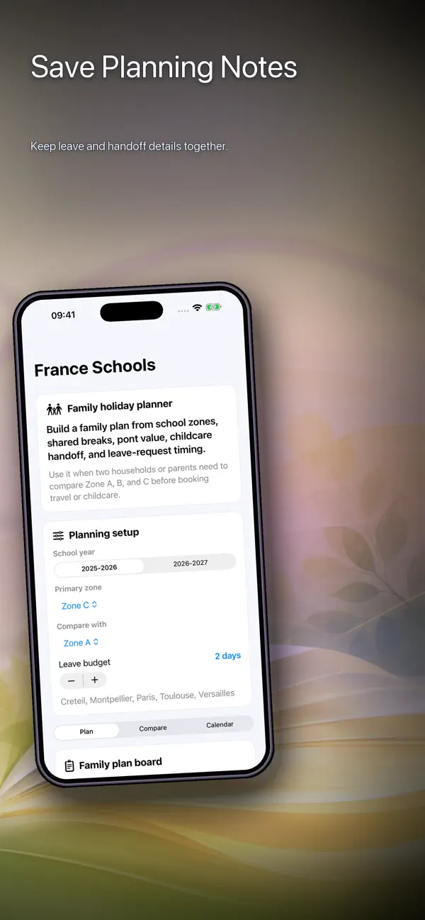 Screenshot #3 pour France School Holidays