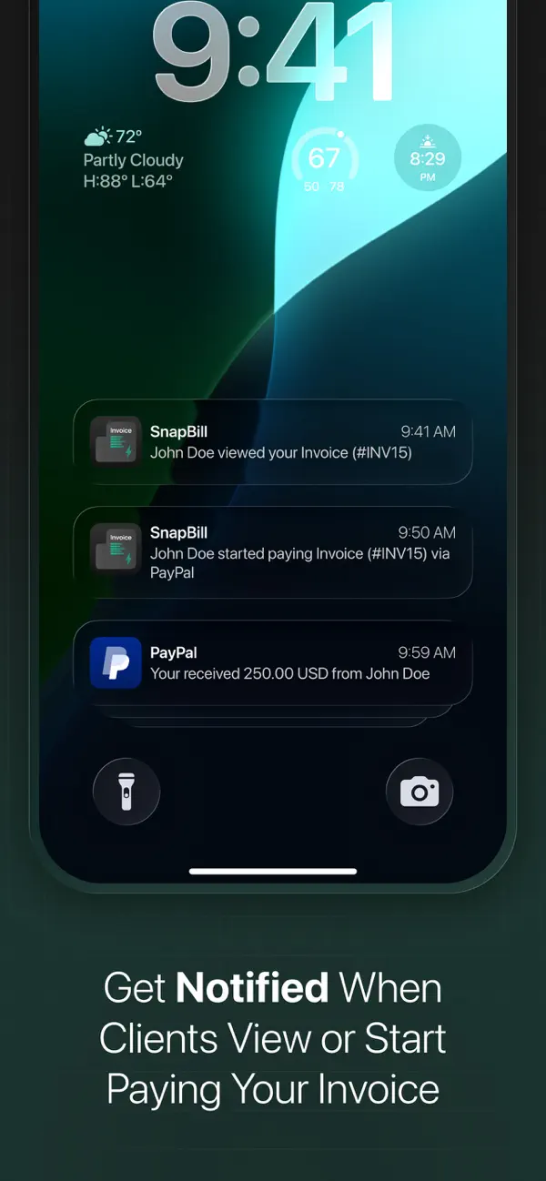 #3. Invoice Template - SnapBill (iOS) Por: rawand saeed