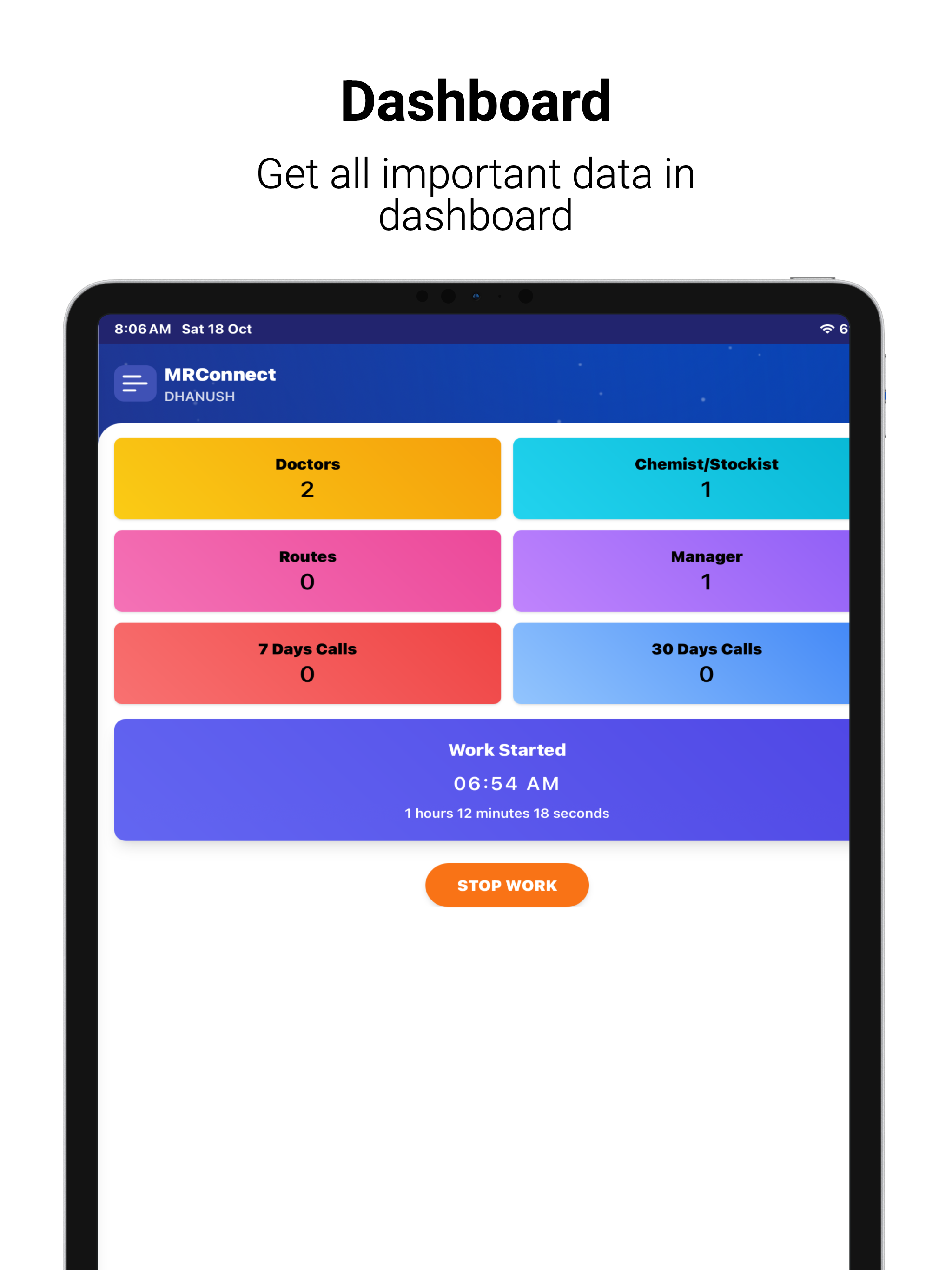 MRConnect - MR Reporting App