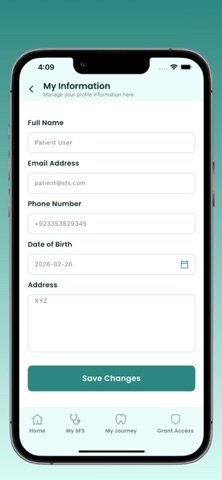 SFS App screenshot