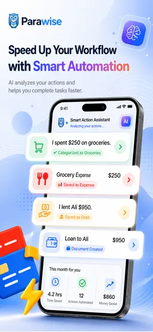 Parawise: Budget & Bookkeeping screenshot 4