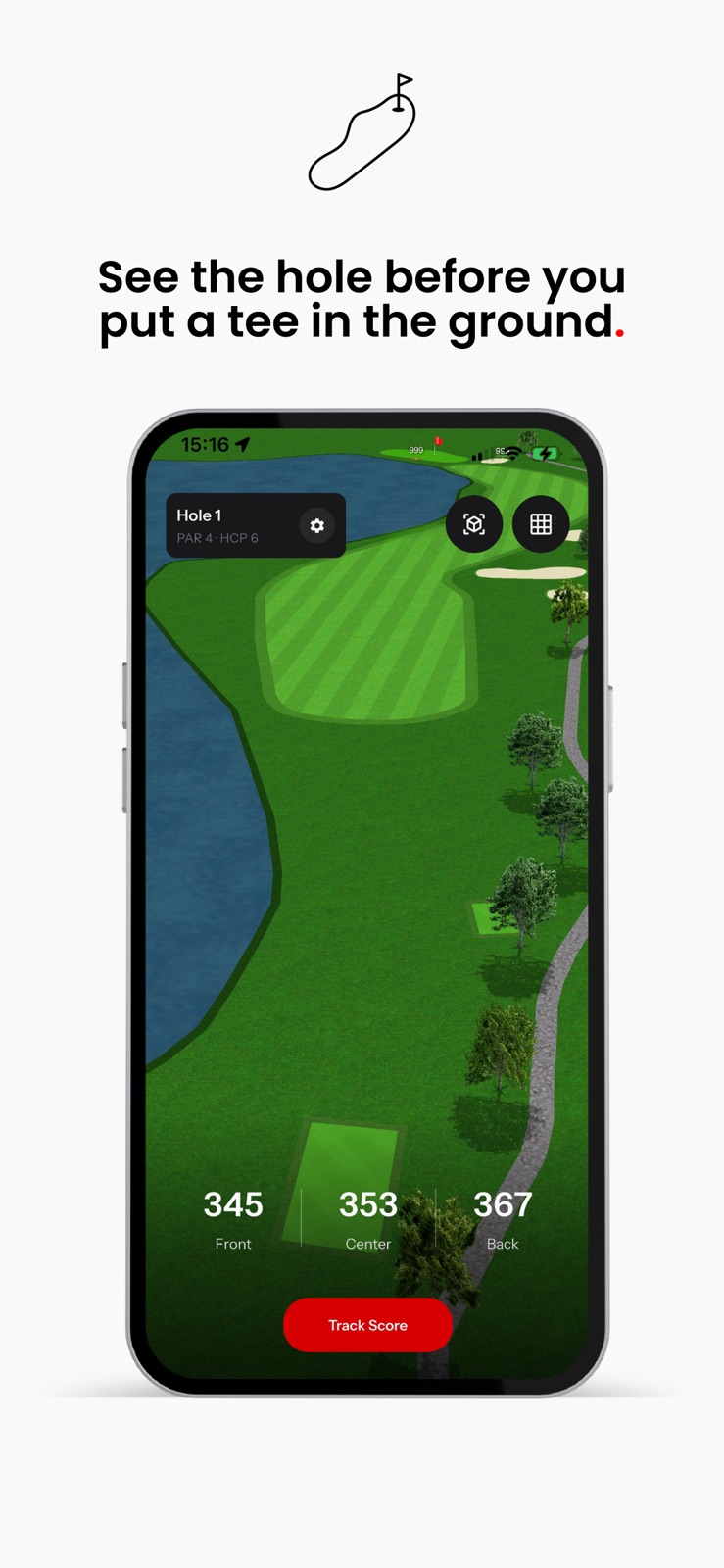 Pinned Golf App iphone screenshot 2