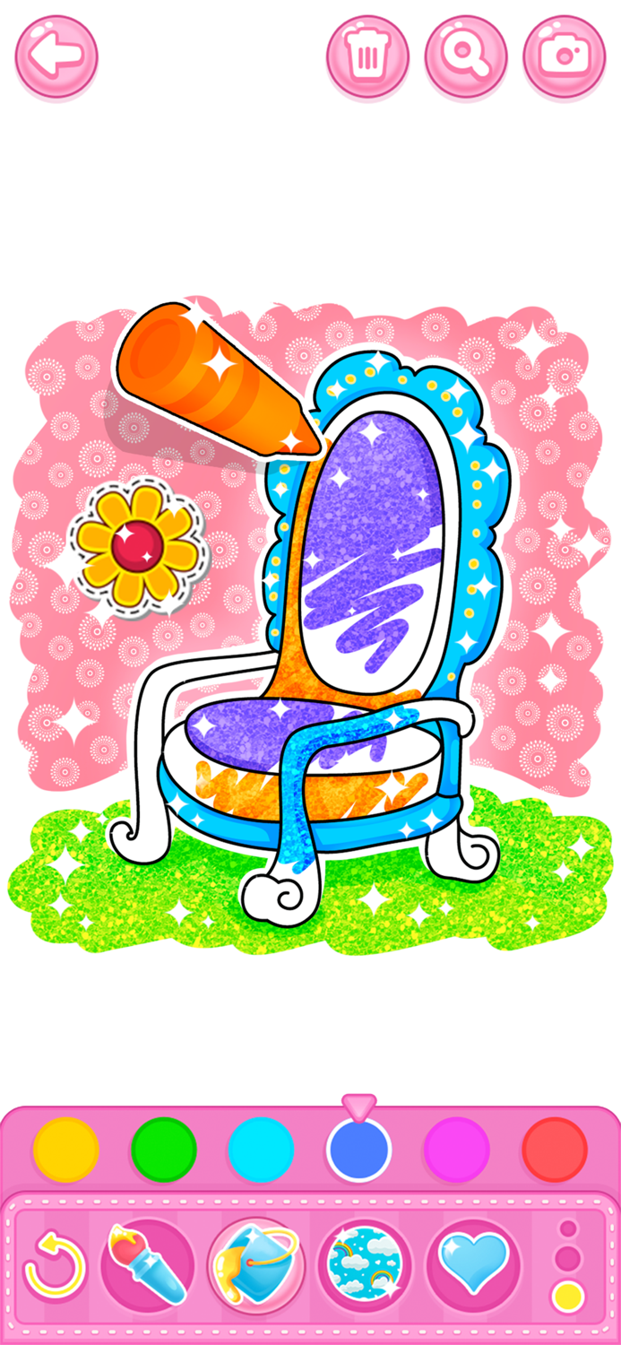 Bedroom Coloring game