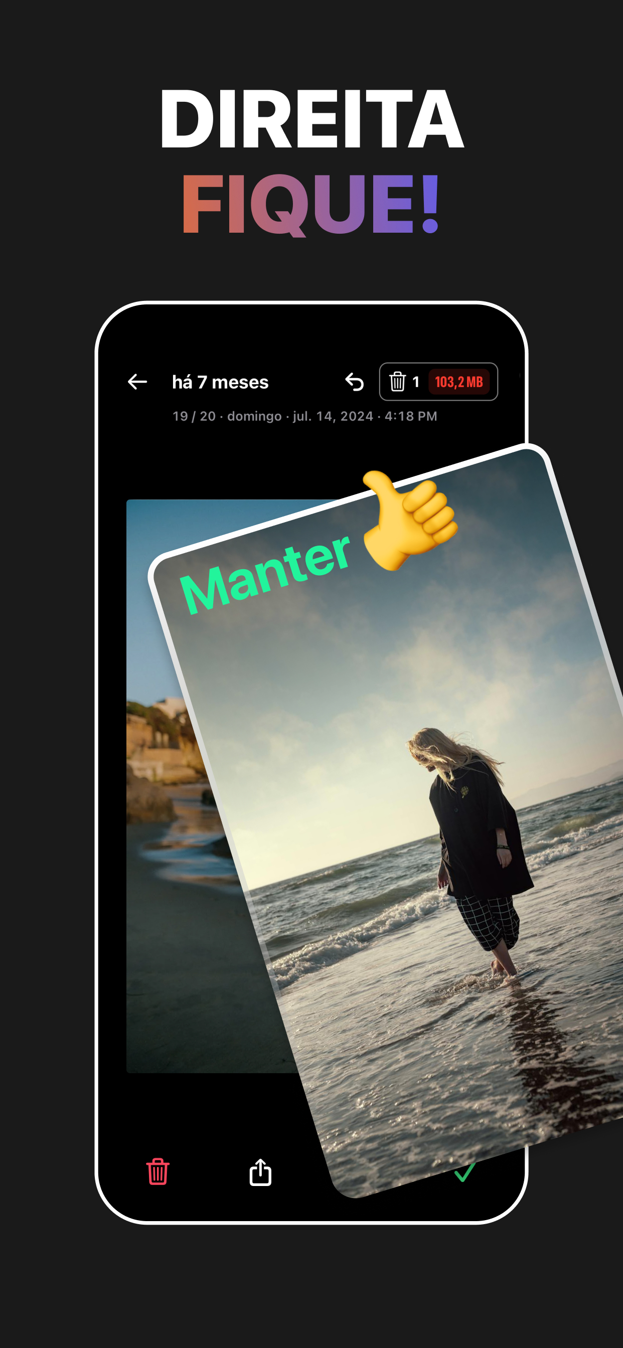 Swipick - Limpador de Fotos