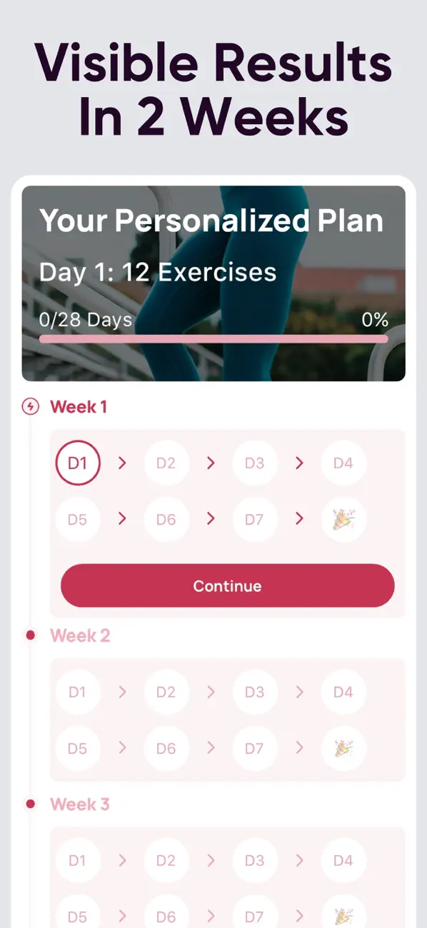 Screenshot #2 pour Big Butt & Leg Workout Planner
