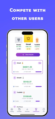 Crypto Trading Simulator App Screenshot 3 of 8