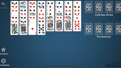 Freecell, jeu de cartes Screenshot