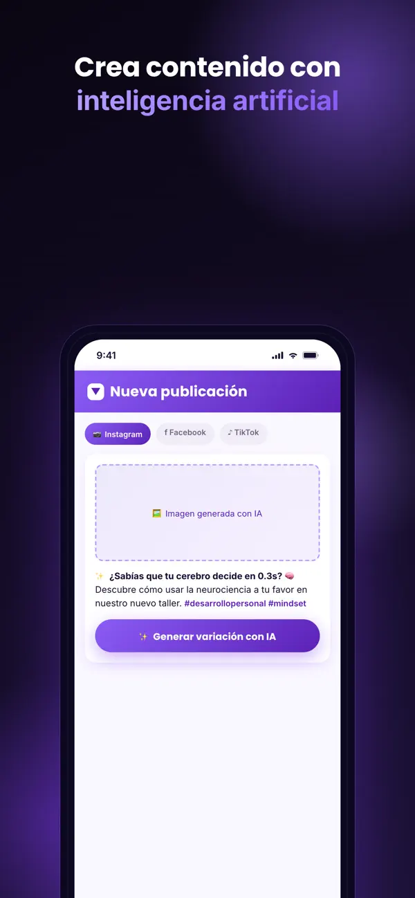 Screenshot #2 pour MeSocial | Social Panel IA