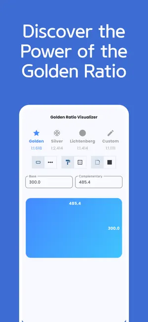 Golden Ratio Visualizer & Calc screenshot 3