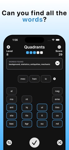 Quadrants - Tile Puzzle Game iPhone screenshot