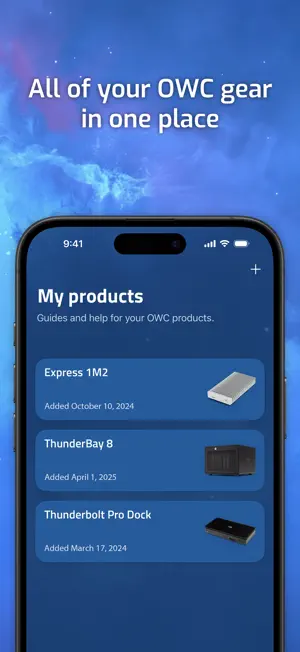 My OWC screenshot 1