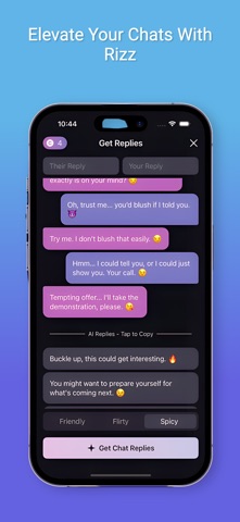 RizzWiz iPhone screenshot