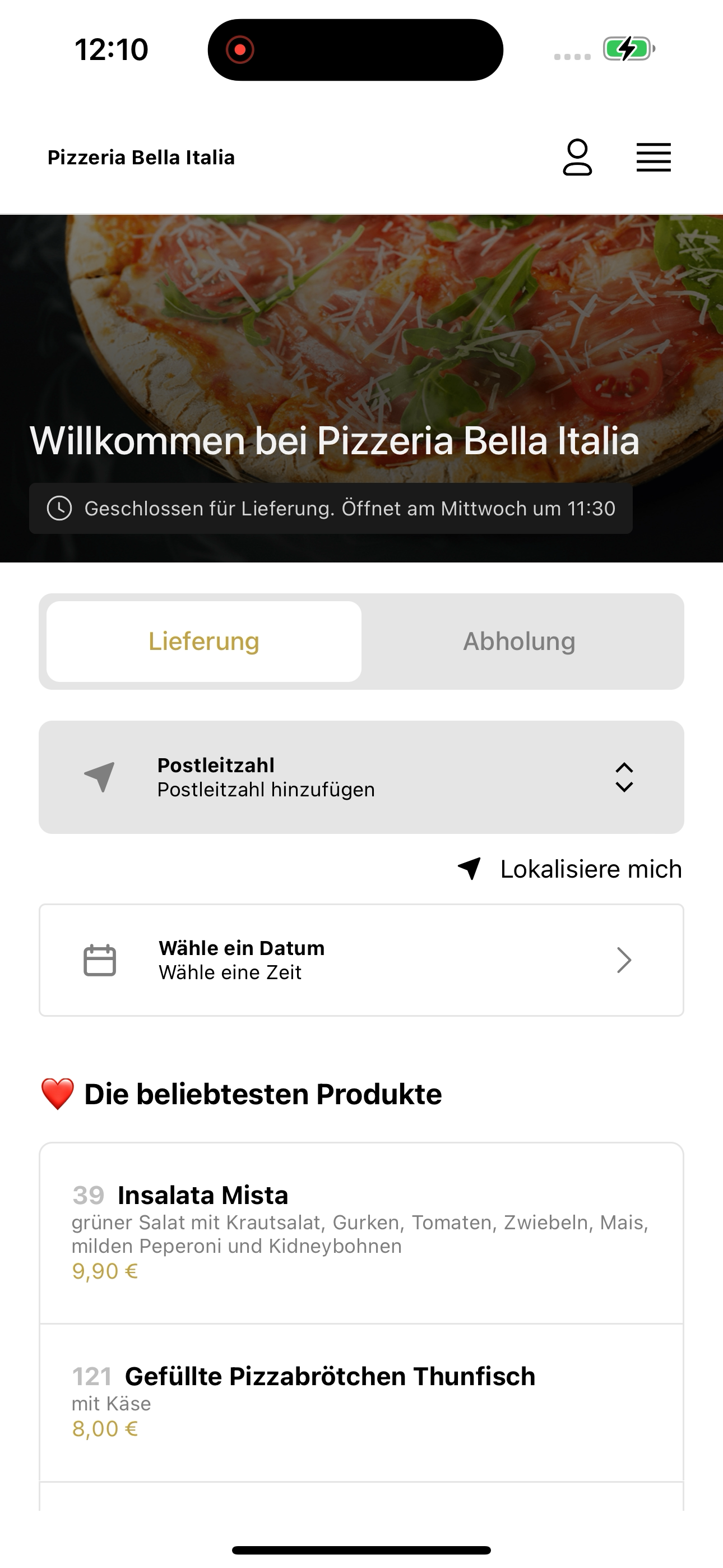 Bella Italia Haltern screenshot 6