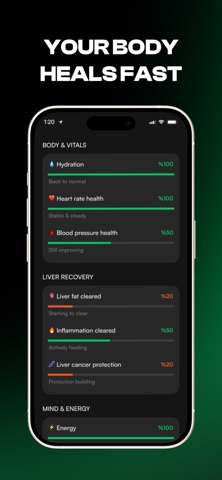 Quit Alcohol: Sober Tracker iPhone screenshot