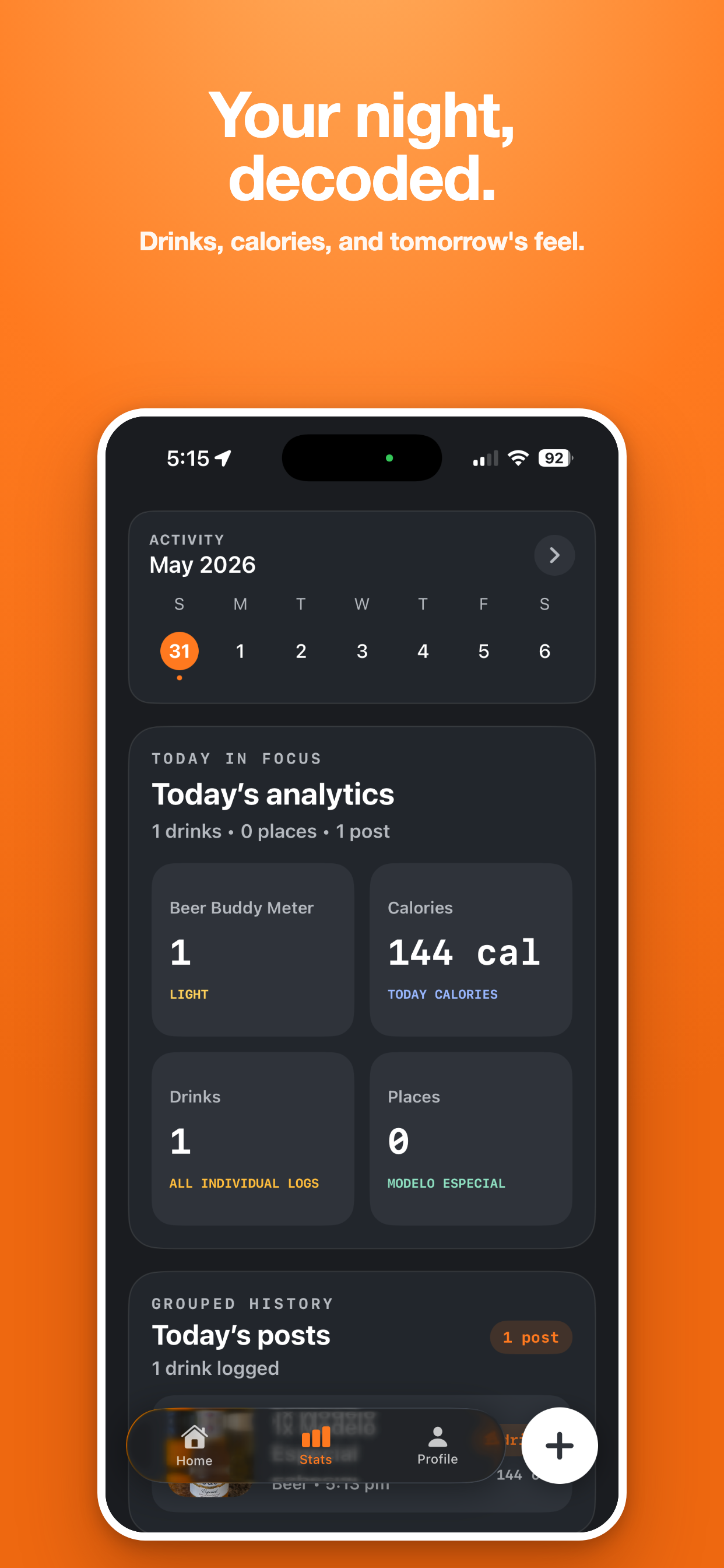 Beer Buddy - Calorie Counter