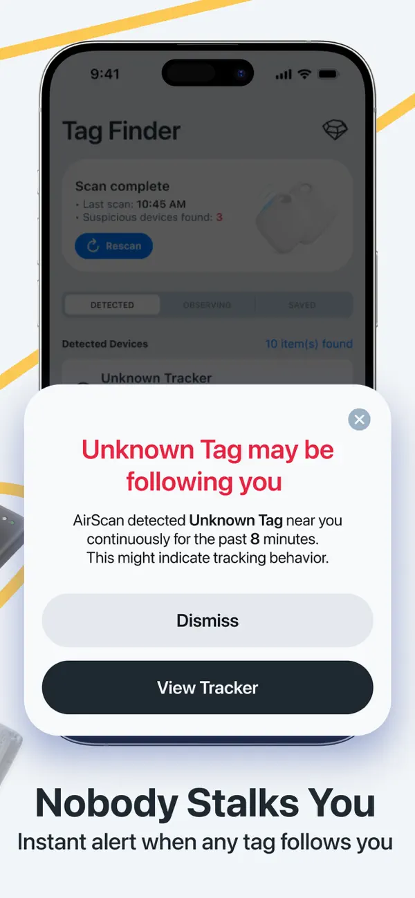 #3. Tracker Detect: Air Tag Finder (iOS) Podle: Phong Pham