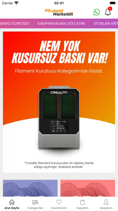 FilamentMarketim Screenshot