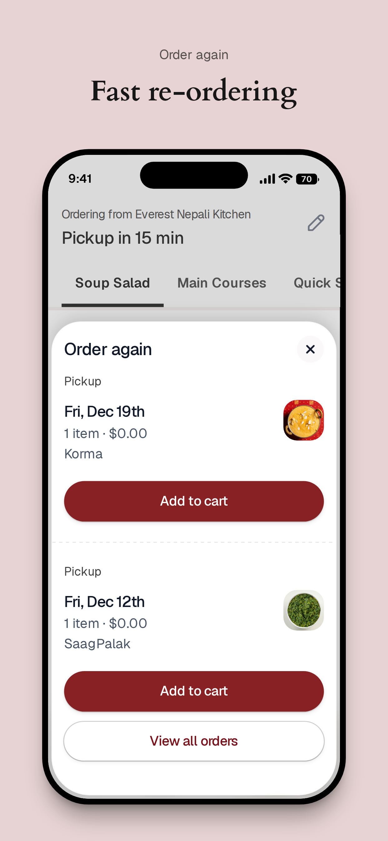 Everest Nepali Kitchen screenshot 4