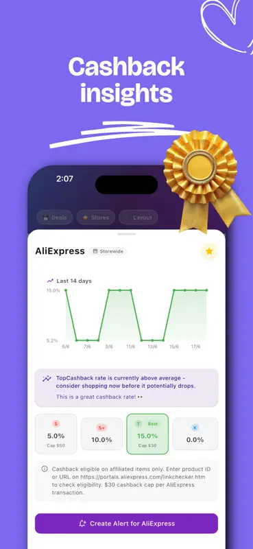 OzPerks -  Compare Cashback AU screenshot 4 of 5