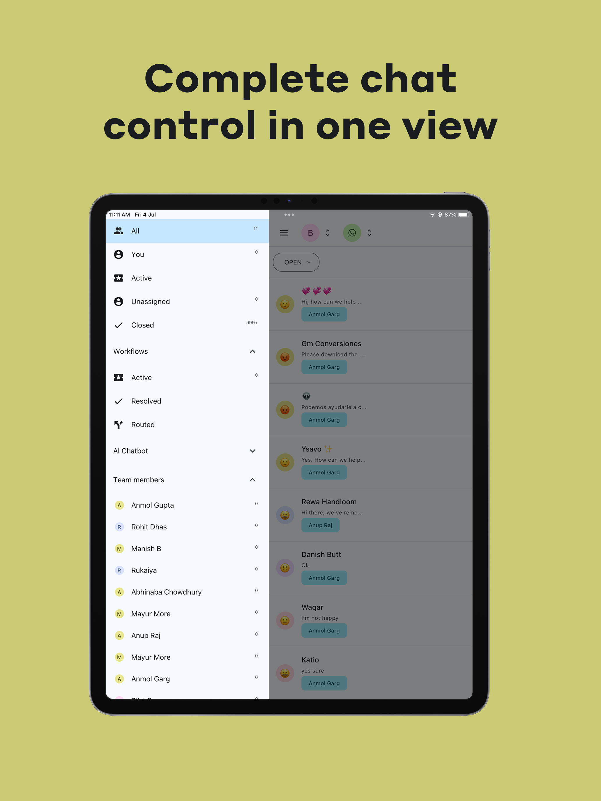 BotSpace Inbox