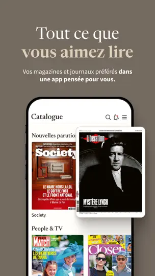 Capture d'écran de Cafeyn - Journaux & Magazines sur iPhone 3