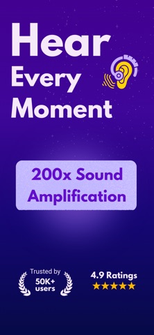 Sound Amplifier: Hearing Aid Screenshot 1 of 5