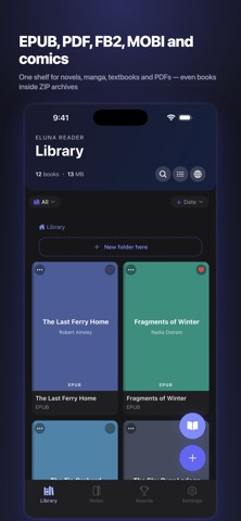 Eluna Reader: Books, EPUB PDF Screenshot 2 of 10