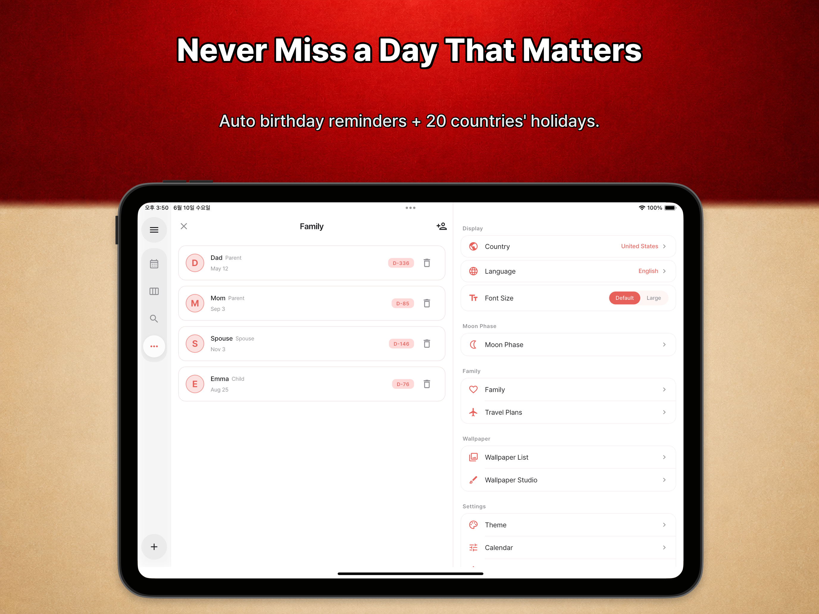 Lunaco: Calendar & Planner screenshot 12