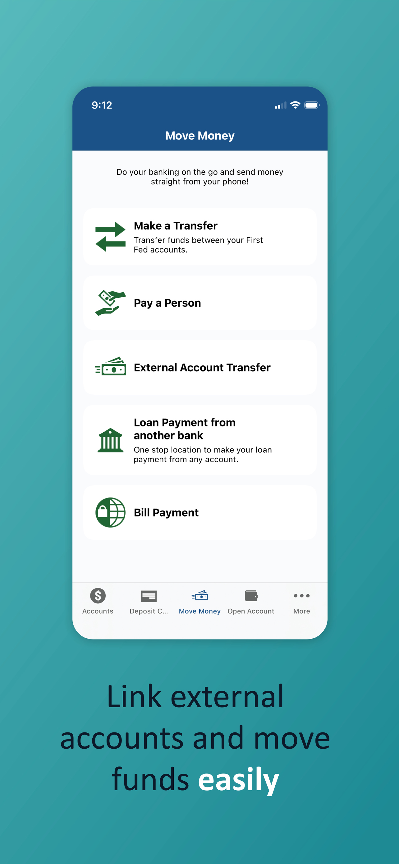 First Fed Bank screenshot 4