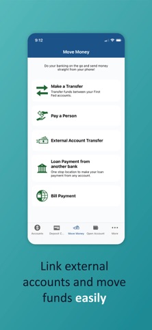 First Fed Bank screenshot