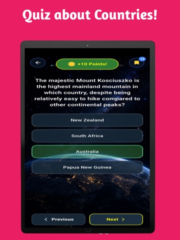 Countries of World - Quiz Game iPad screenshot