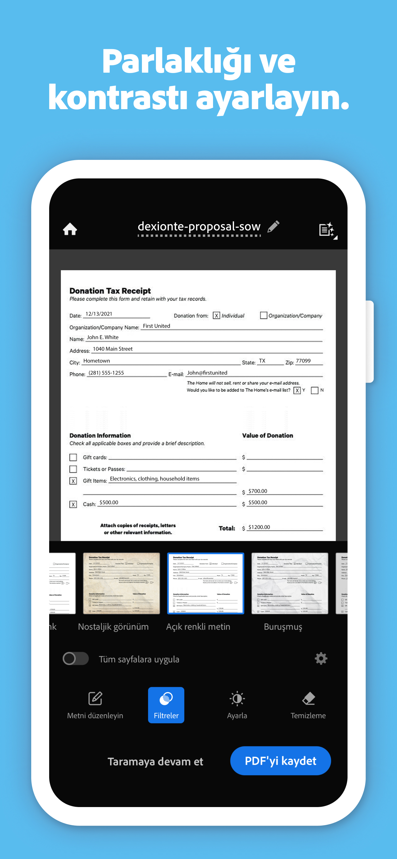 Adobe Scan: PDF & OCR Scanner