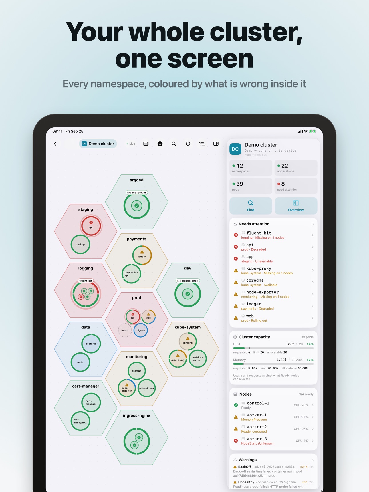Screenshot 6 of Foredeck — Kubernetes Console
