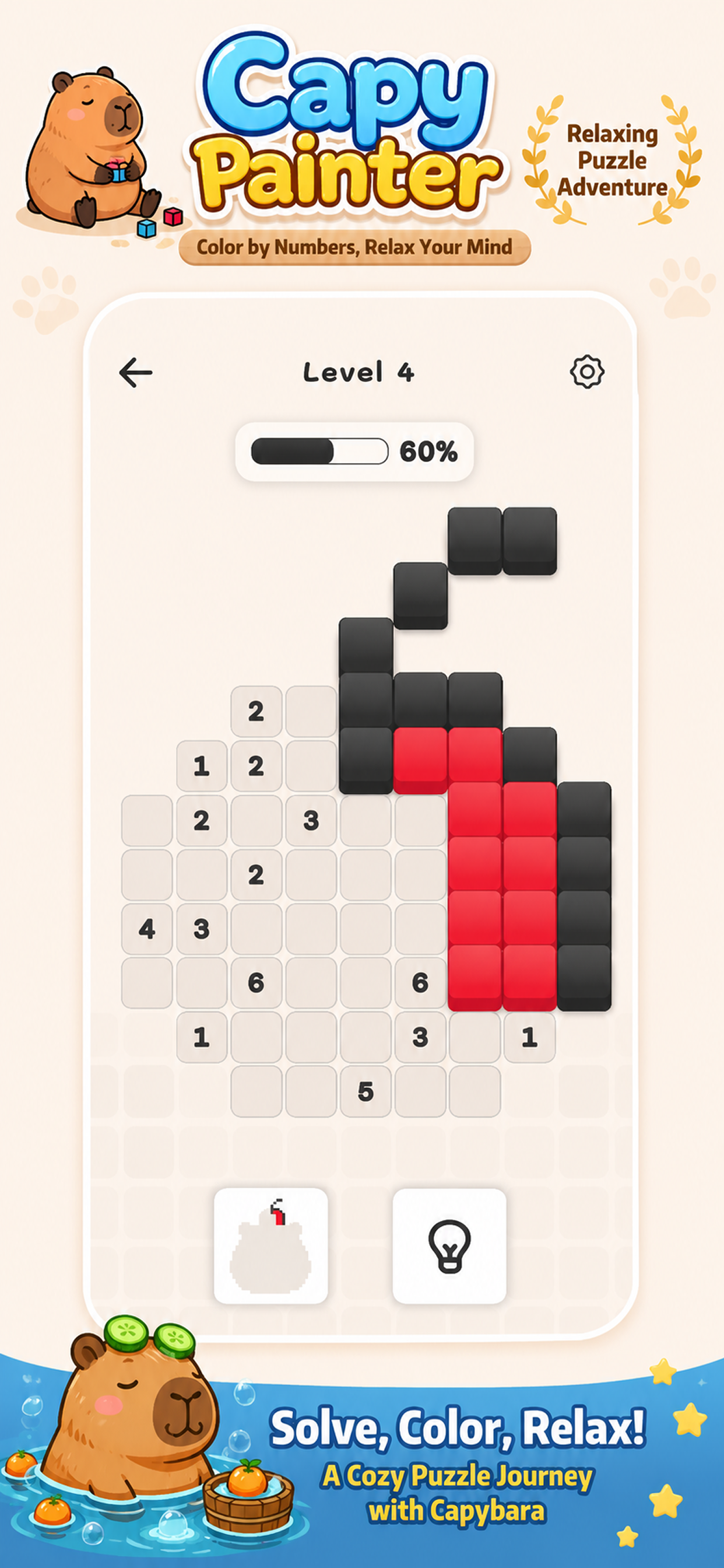 Capy Painter - Logic Game screenshot 3