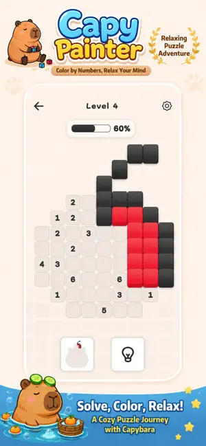 Capy Painter - Logic Game screenshot 3