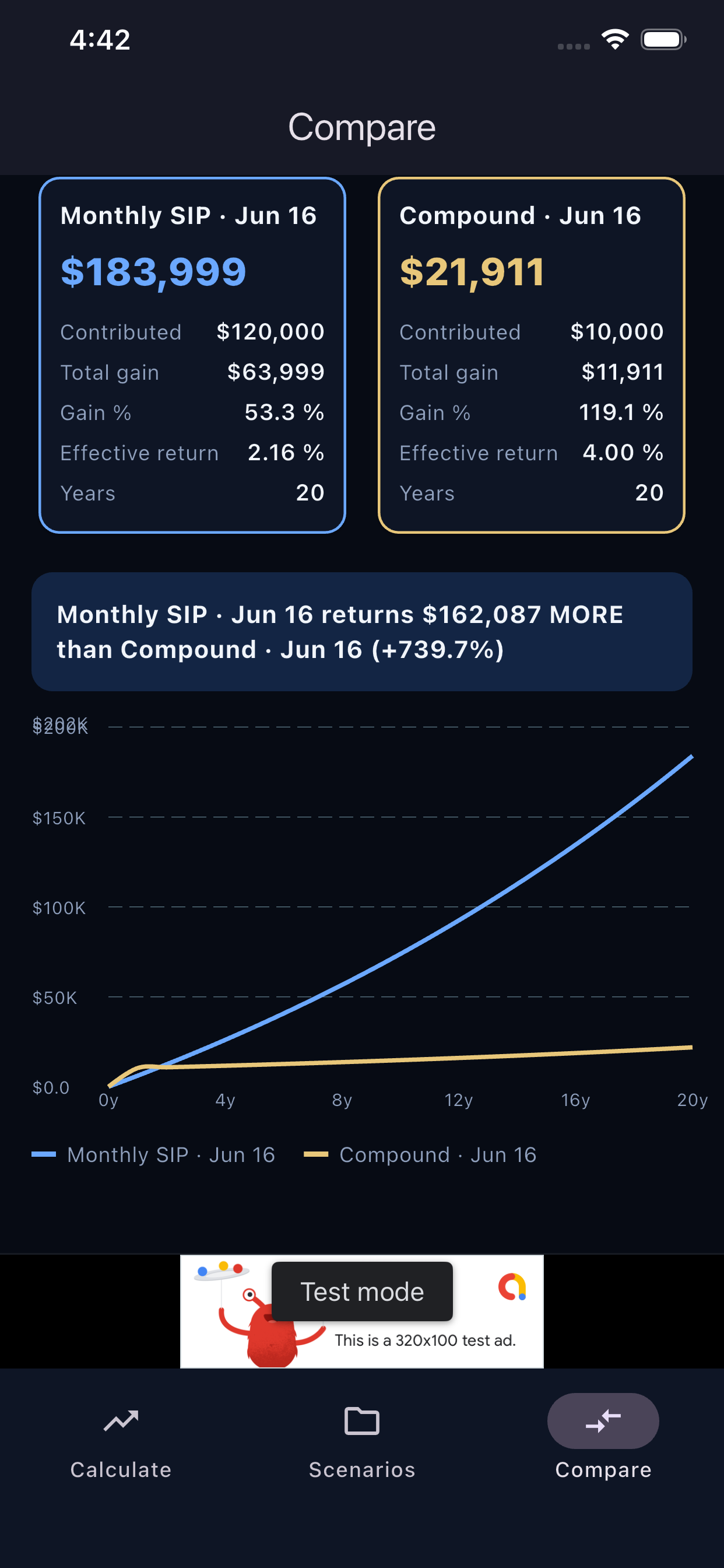 Dividend Calculator: DRIP screenshot 4