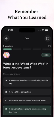 Curio AI: Daily Knowledge screenshot