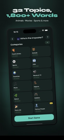 Who's Imposter? Party Games iPhone screenshot