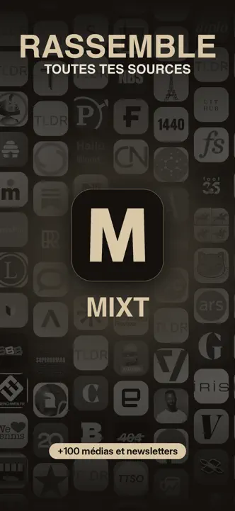 Capture 1 de Mixt: votre actu, un feed