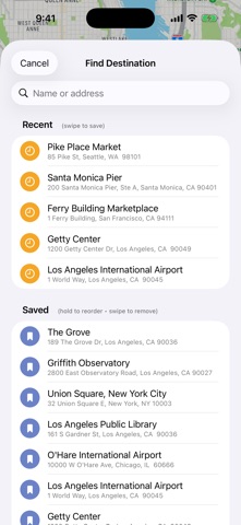 ArrivAlarm iPhone screenshot