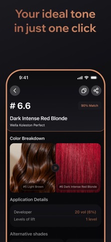 Hair Dye Selection Screenshot 1 of 5