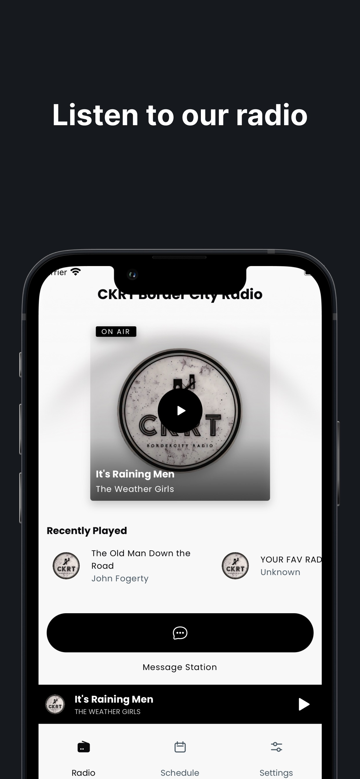 CKRT Border City Radio