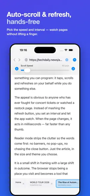AutoWeb: Automation Browser screenshot 1