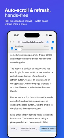 AutoWeb: Automation Browser Screenshot 1 of 5